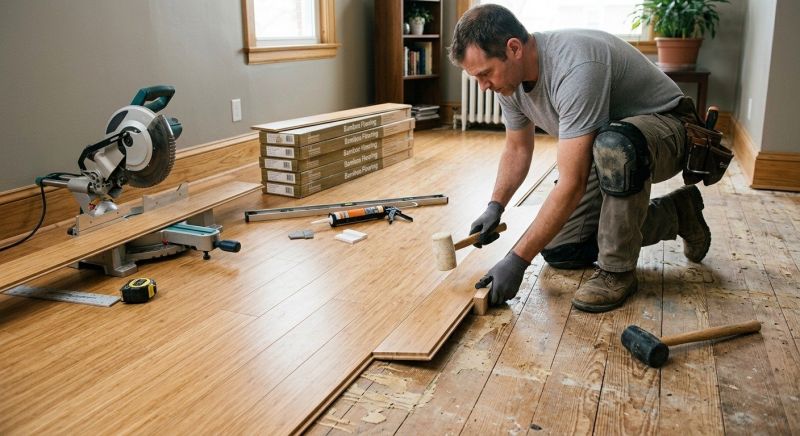Bamboo Flooring Installation in Overland Park, KS