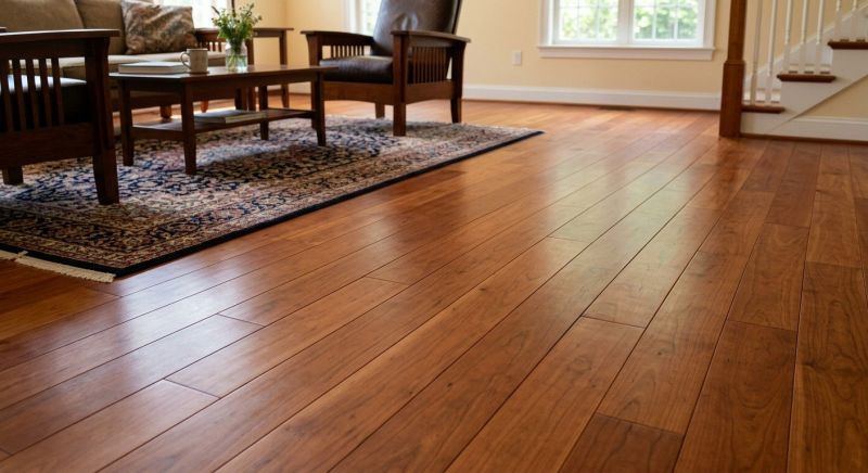 Cherry Floor Installation in De Soto, KS