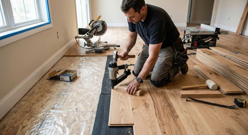 Hardwood Floor Installation in Bonner Springs, KS