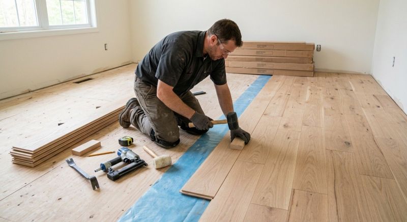 Hardwood Floor Installation in Kansas City, KS
