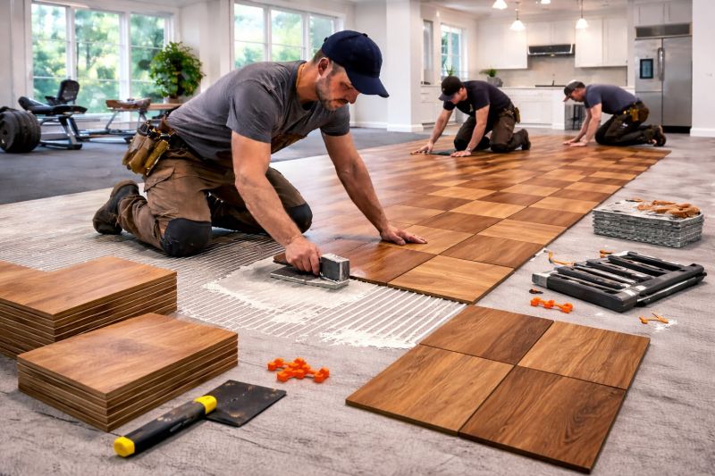Hardwood Floor Installation in Lansing, KS