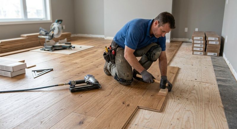 Hardwood Floor Installation in Lees Summit, MO