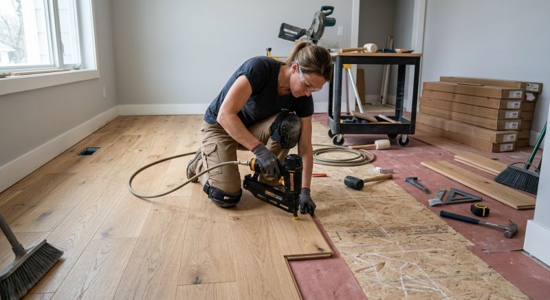 Hardwood Floor Installation in Platte County, MO
