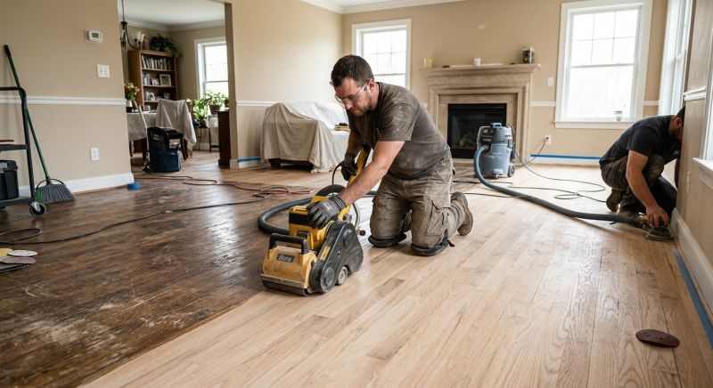Hardwood Floor Renovation in Overland Park, KS