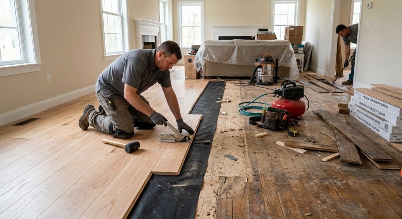 Hardwood Replacement in Basehor, KS