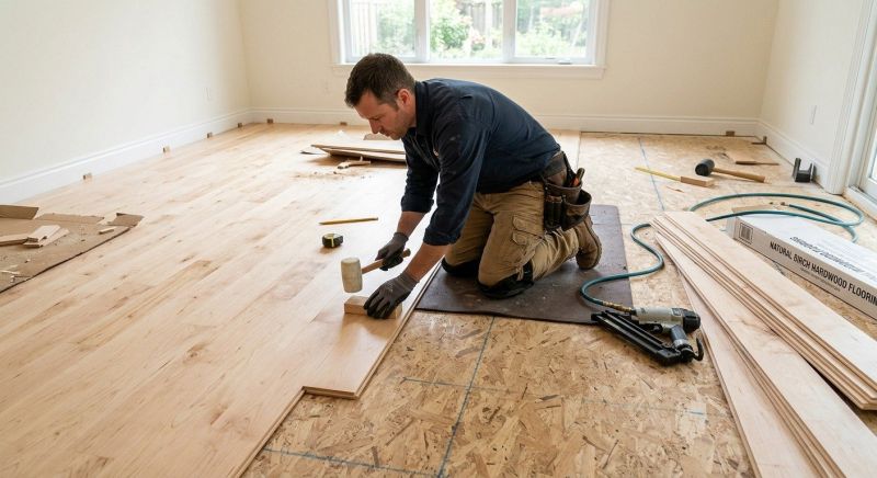 Maple Flooring Installation in Independence, MO