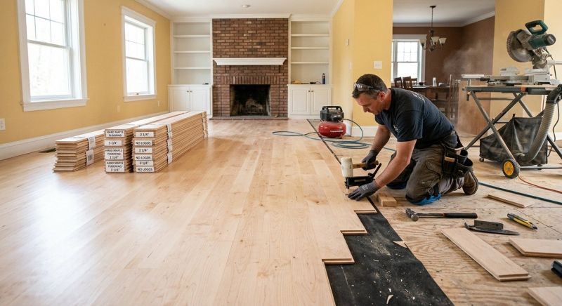 Maple Flooring Installation in Kansas City, MO
