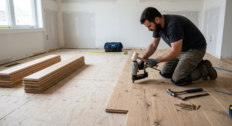 Oak Floor Installation in Peculiar, MO
