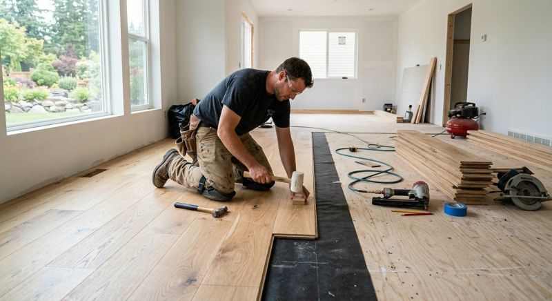 Oak Floor Replacement in Overland Park, KS