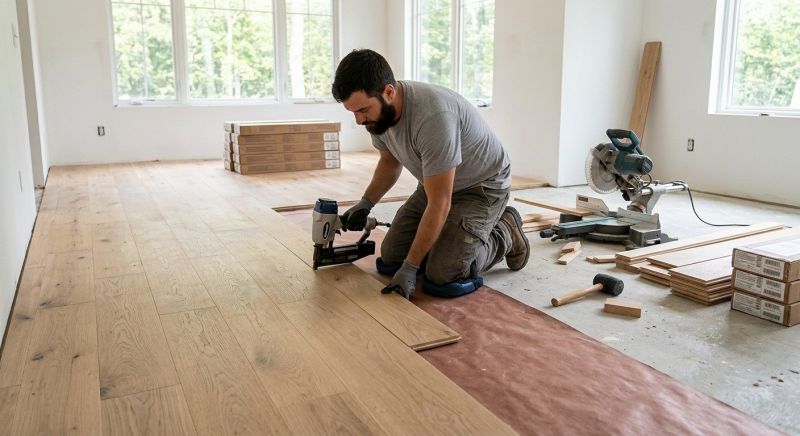 Oak Floor Replacement in Overland Park, KS