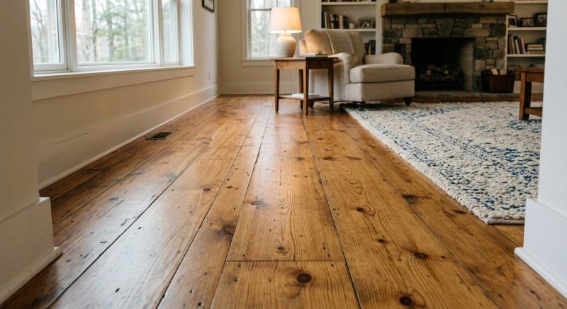 Pine Floor Installation in Overland Park, KS