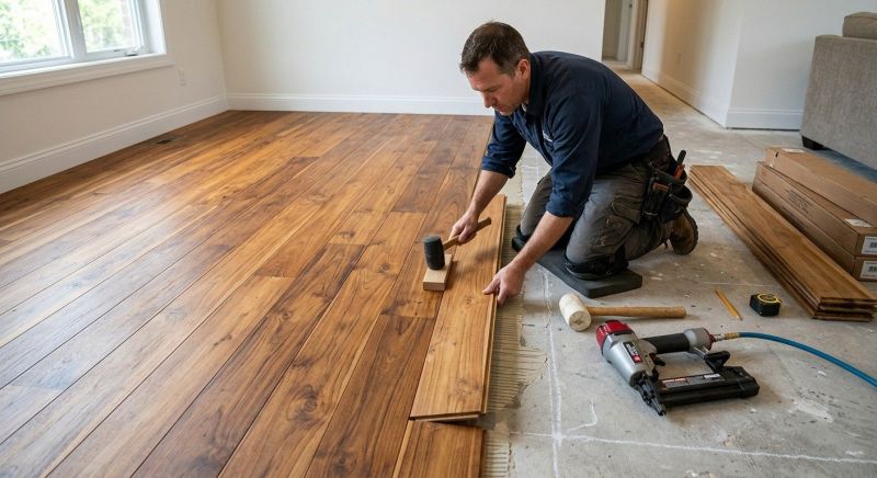 Teak Flooring Installation in Overland Park, KS