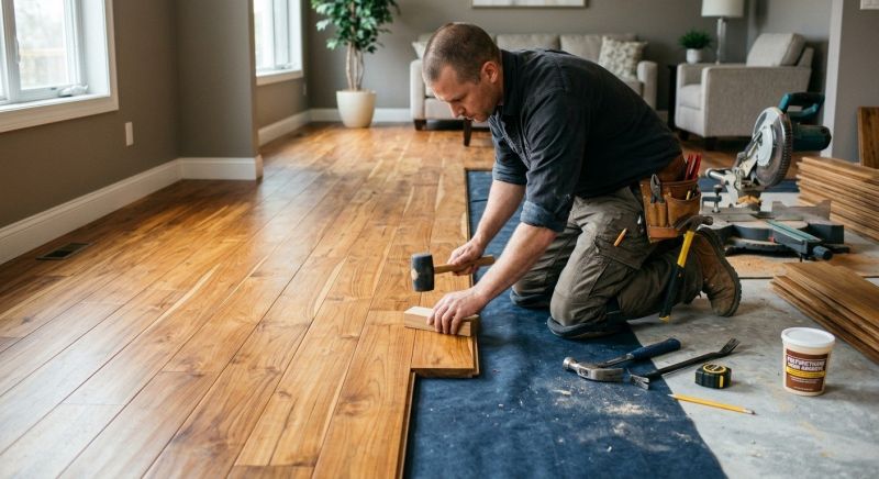 Teak Flooring Installation in Overland Park, KS