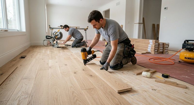 Wood Floor Replacement in Gardner, KS