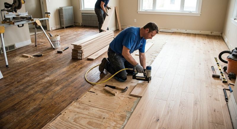 Wood Floor Replacement in Lees Summit, MO