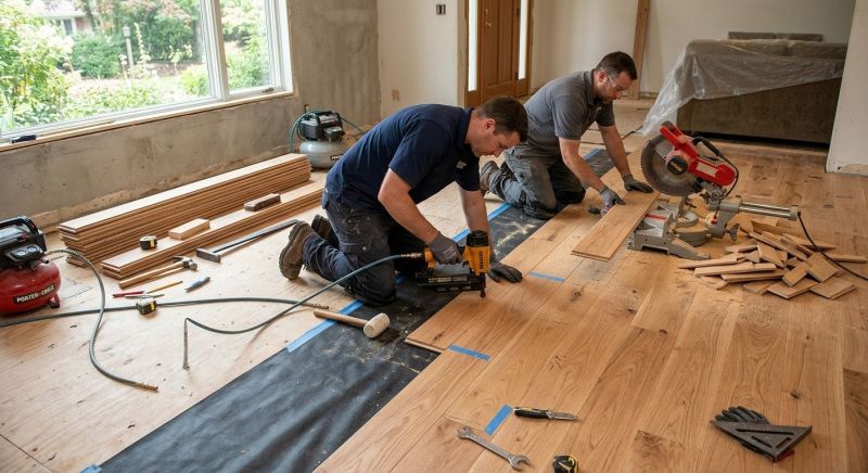 Wood Flooring Installation in Leawood, KS